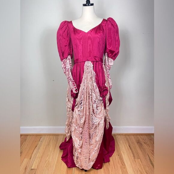 Vintage Victorian Era Reproduction Gown - Picture 1 of 4